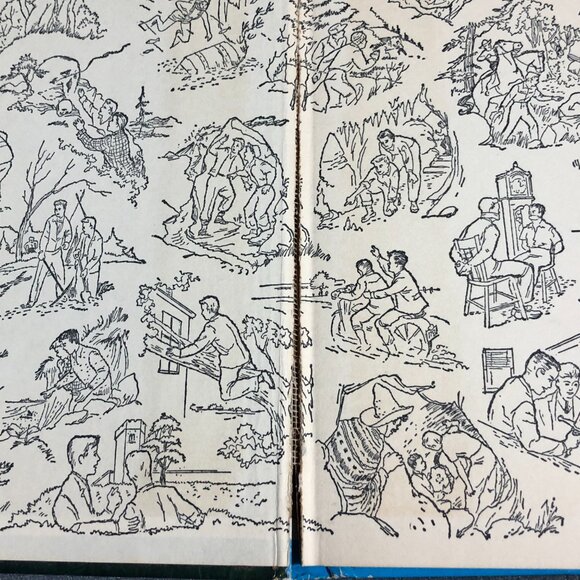 The Ghost at Skeleton Rock (1966): Vintage Hardy Boys Book Blue-Back #37 - Picture 8 of 10